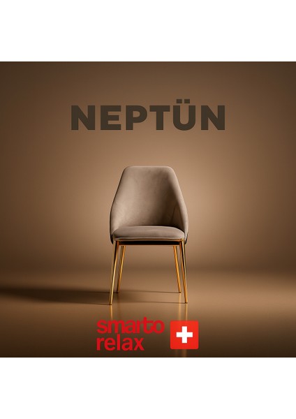 Neptun 2’li Sandalye Seti — Metal Ayaklı, Krem Kumaş fiyatları