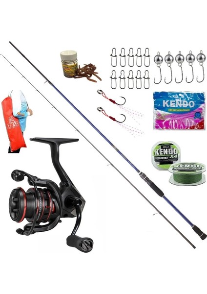 Okuma Ceymar Hd CHD-1000A 2.06MT 0,5-6gr Daiwa Samurai Lrf Olta Takımı Seti