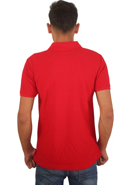 Erkek Polo Yaka Penye %100 Pamuklu Düğmeli T-Shirt fiyatları