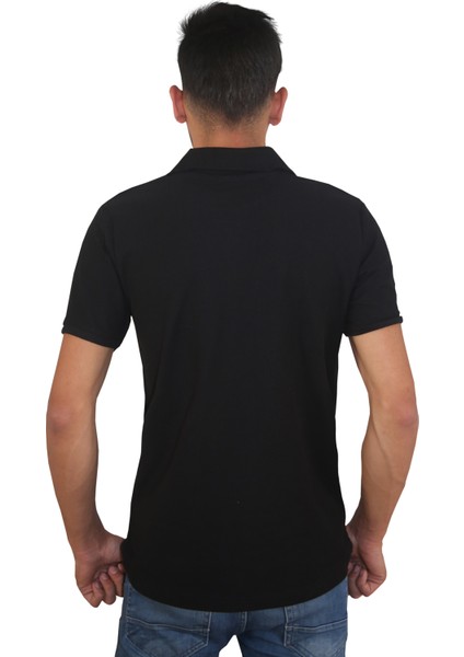 Erkek Polo Yaka Penye %100 Pamuklu Düğmeli T-Shirt fiyatları