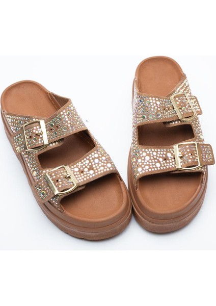 Elena Taşlı Kalın Taban Kadın Terlik indirimleri