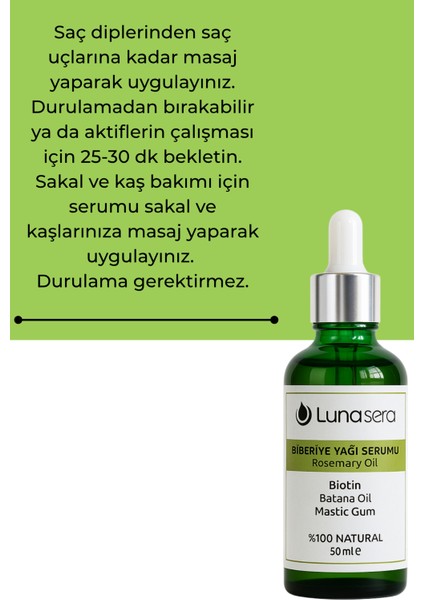 Biberiye Serisi Anti Hair Loss Şampuan ve Serum Seti 2'li.