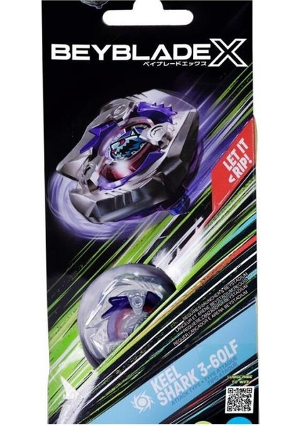 BEY00000 Beyblade Top Keel Shark 3-60LF