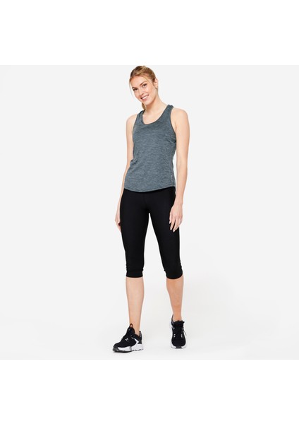 Domyos Kadın Sporcu Atleti - Fitness Kardiyo - Alacalı Gri - My Top 100 fiyatları