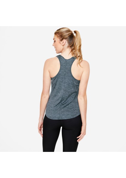 Domyos Kadın Sporcu Atleti - Fitness Kardiyo - Alacalı Gri - My Top 100 fırsatları