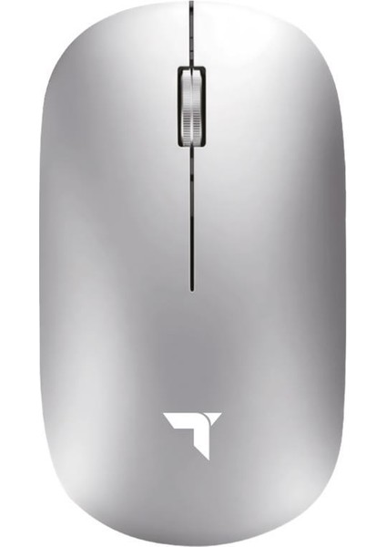 Tm-19 Gümüş Çift Modlu Sessiz Kablosuz Mouse Fare