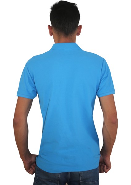 Erkek Polo Yaka Penye %100 Pamuklu Düğmeli T-Shirt fiyatları
