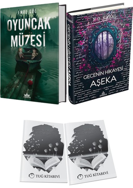 Gecenin Hikayesi Aşeka Ciltli ve Guardian Oyuncak Müzesi Ciltli Emre Gül 2li Set + Hediyeli