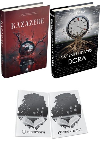 Gecenin Hikayesi Dora Ciltli ve Kazazede 3 Ciltli Şevval Demirdöğer 2li Set + Hediyeli