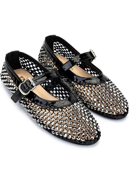 Kadın Deri & Tekstil Siyah Rugan Babet Ayakkabı 1036 7604 Bn Ayk Y25 Sıyah Rgn fiyatları