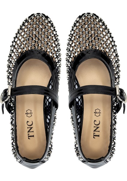 Kadın Deri & Tekstil Siyah Rugan Babet Ayakkabı 1036 7604 Bn Ayk Y25 Sıyah Rgn indirimleri