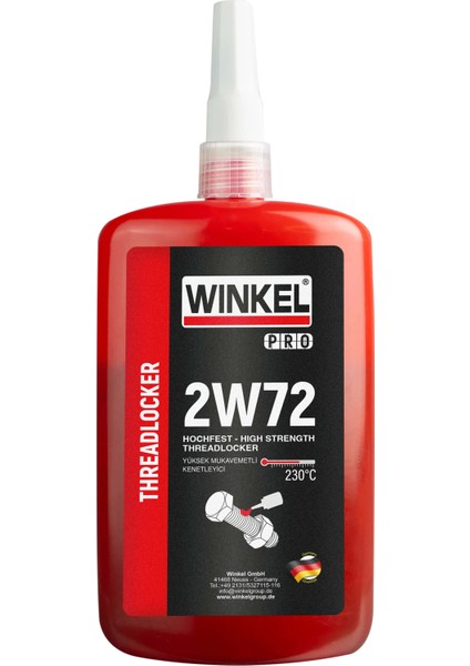 Pro 2W72 Yüksek Mukavemetli Civata Sabitleyici (50ML)