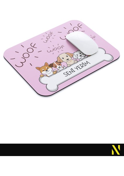 Pembe Renkli Sevimli Hayvanlar Desenli Ergonomik Mouse Pad - 23 cm x 19 cm - Kaydırmaz Taban Ev ve Ofis Kullanımı Için Ideal Fare Altlığı Mousepad modelleri