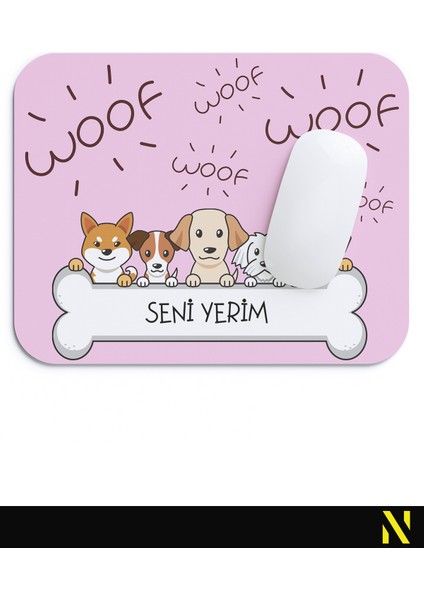 Pembe Renkli Sevimli Hayvanlar Desenli Ergonomik Mouse Pad - 23 cm x 19 cm - Kaydırmaz Taban Ev ve Ofis Kullanımı Için Ideal Fare Altlığı Mousepad fırsatları