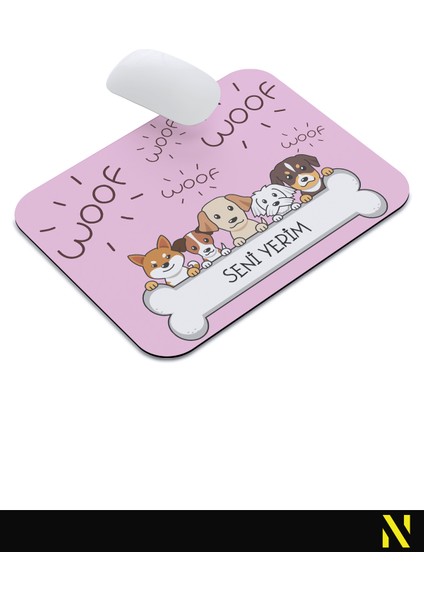 Pembe Renkli Sevimli Hayvanlar Desenli Ergonomik Mouse Pad - 23 cm x 19 cm - Kaydırmaz Taban Ev ve Ofis Kullanımı Için Ideal Fare Altlığı Mousepad indirimleri