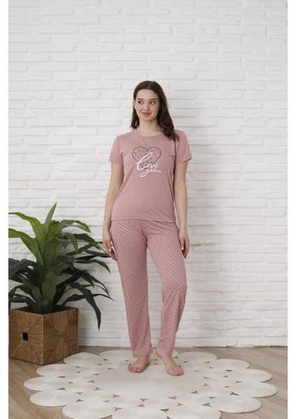 Bayan Kısa Kol Pijama Takım fiyatları