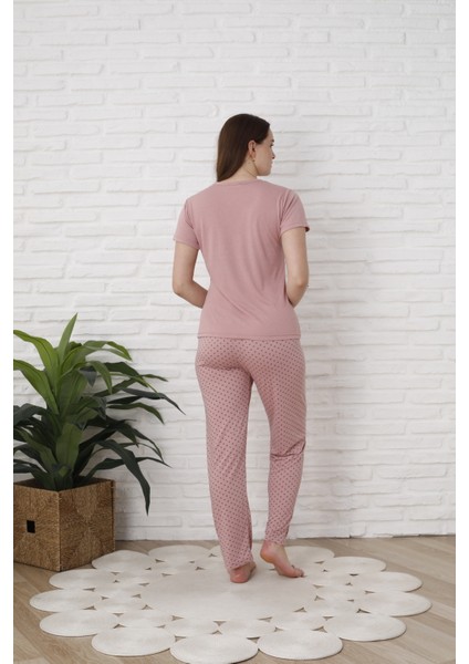 Bayan Kısa Kol Pijama Takım modelleri