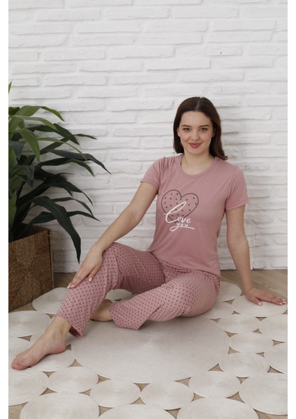 Bayan Kısa Kol Pijama Takım fırsatları