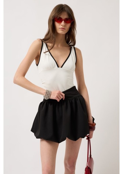 Balon Detay Mini Etek fırsatları