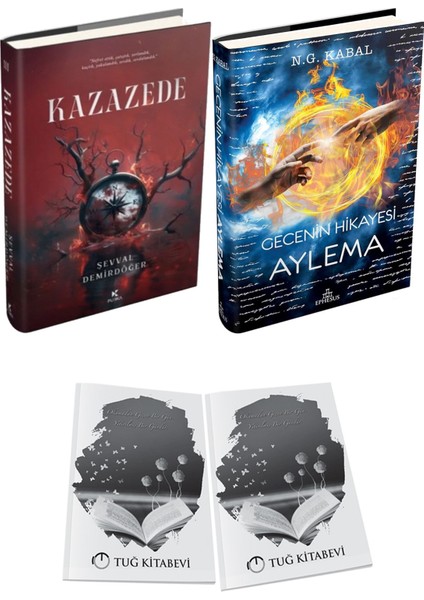 Gecenin Hikayesi Aylema Ciltli ve Kazazede 3 Ciltli Şevval Demirdöğer 2li Set + Hediyeli