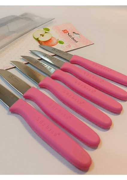 Sürbisa Meyve Takımı Pembe 6'lı 61007 7.0 cm fiyatları