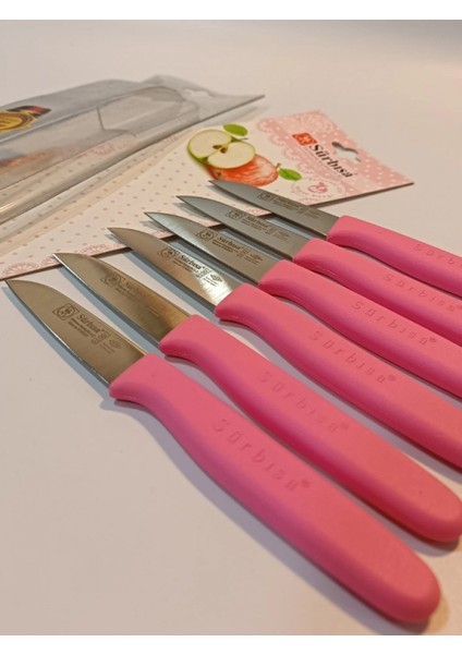 Sürbisa Meyve Takımı Pembe 6'lı 61007 7.0 cm fırsatları