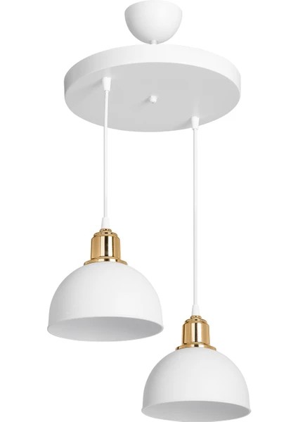 Bella Ikili Avize Beyaz modelleri