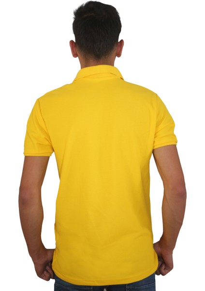 Erkek Polo Yaka Penye %100 Pamuklu Düğmeli T-Shirt fiyatları