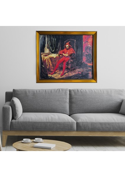 Jan Matejko (Soytarı 1862) Çerçeveli Klasik Vintage Duvar Tablo fiyatları