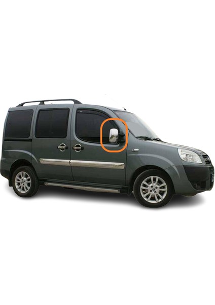 Ayna Kapağı Abs Krom 2 Parça Doblo Panel Van Lav 2000-2010 Arası Modeller Için modelleri