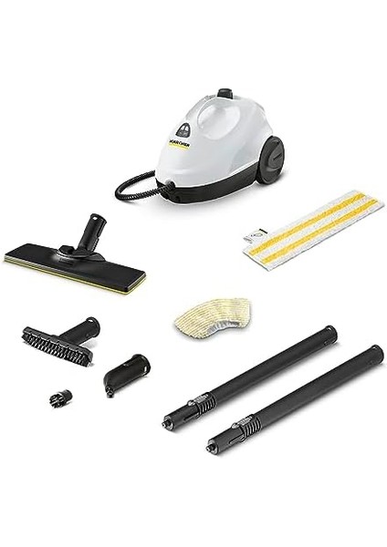 Karcher, Sc 2 Easyfix Buharlı Temizlik Makinesi, 3.5 Bar, 75 Metrekare Temizleme Alanı, 1.512-600.0, 3.2 Bar, Beyaz modelleri