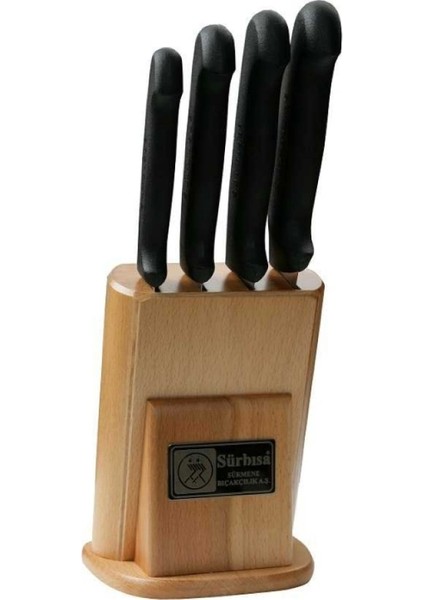 Sürbisa 61503-N Naturel Ahşaplı Mutfak Seti Pimsiz Sap