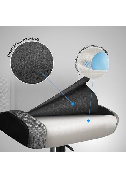 Hira Profesyonel Oyuncu Koltuğu Gri/siyah modelleri
