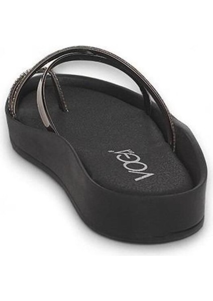 2500 132 Platin Ayna Taşlı Parmak Arası Casual Anatomik Terlik fırsatları