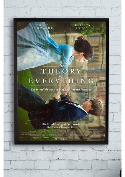 (PSTER13539) Theory Of Everything Bilimsel Çerçeveli Tablo (40X50CM)
