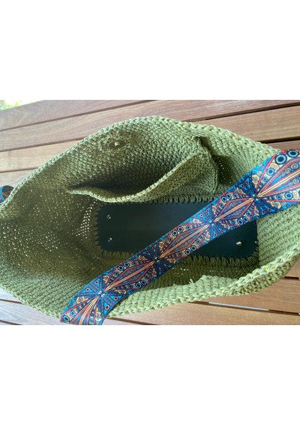 Simli Kağıt Ip El Örgüsü Omuz Çantası fırsatları