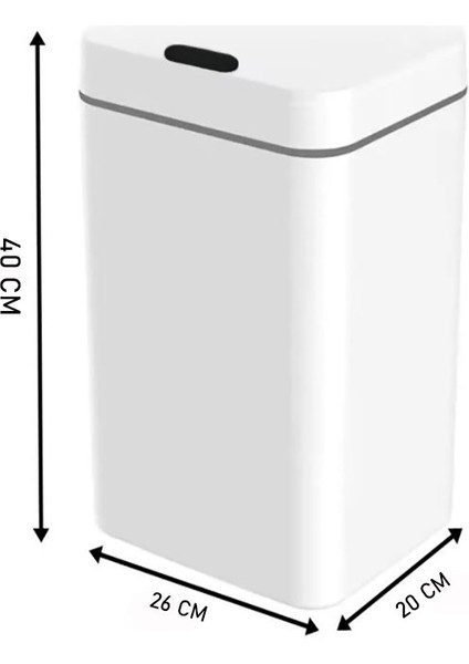 18 Litre Sensörlü Otomatik Çöp Kovası Ofis Mutfak Banyo Balkon Çöp Kovası indirimleri