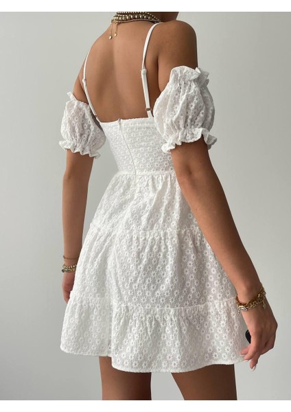 Lucca Kolu Lastikli Mini Elbise