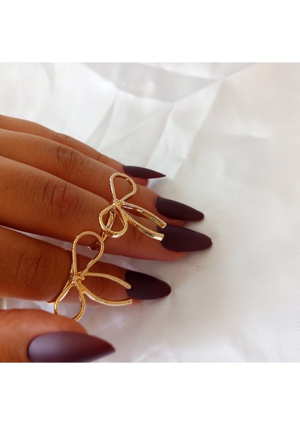 Ladybirdbujiteri Fiyonk Kurdela Model Ayarlanabilir Yüzük fiyatları