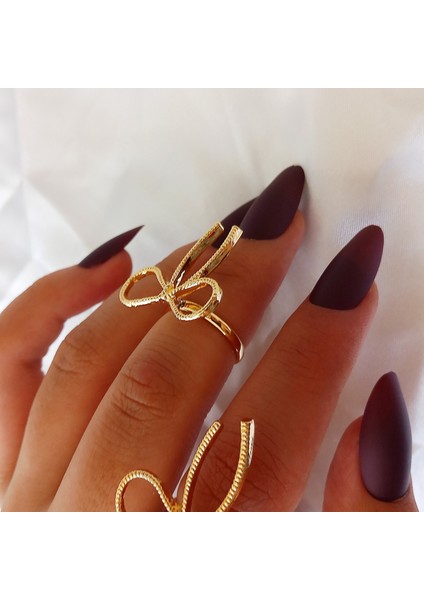 Ladybirdbujiteri Fiyonk Kurdela Model Ayarlanabilir Yüzük indirimleri