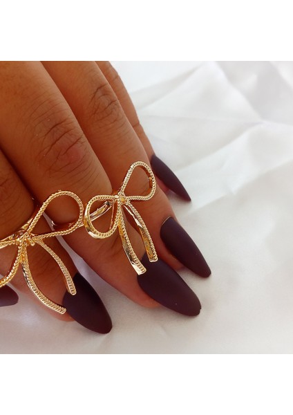 Ladybirdbujiteri Fiyonk Kurdela Model Ayarlanabilir Yüzük