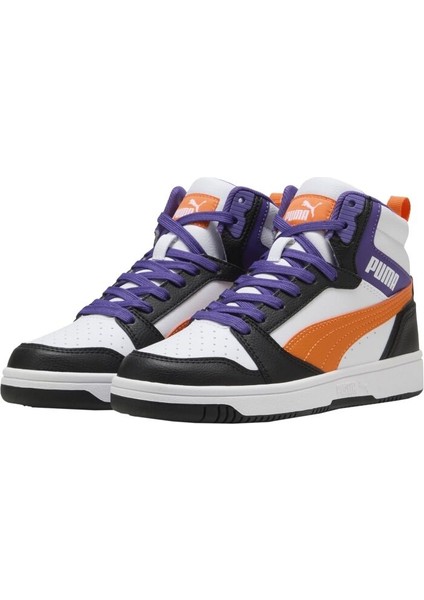 Rebound V6 Mid Günlük Bilekli Spor Ayakkabı Siyah Mor