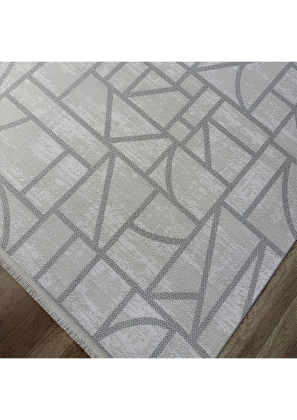 Grandy 5212 Krem Kaymaz Pamuk Taban Modern Halı indirimleri