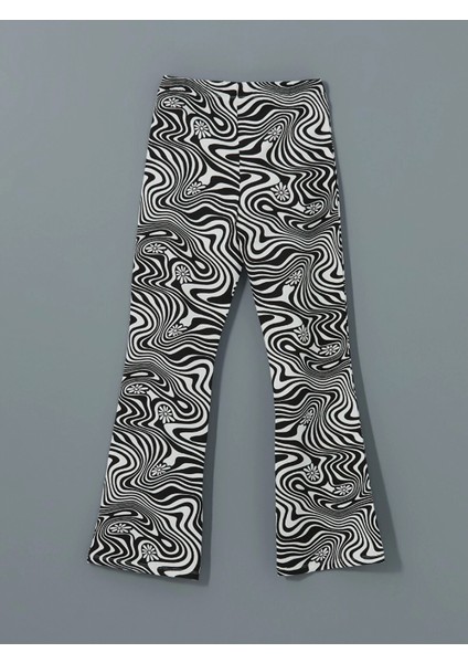 Lcw Kids Beyaz Beli Lastikli Ispanyol Paça Kız Çocuk Tayt modelleri