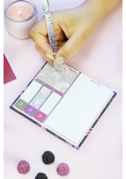 Victorias Journals Sticky Notes Yapışkanlı Kağıt 12X12 cm , 5 Değişik Ebat 5X40 Yaprak. fırsatları