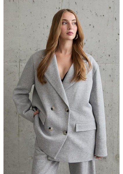 Gri 3-Iplik Comfort Ceket ve Pantolon Takım modelleri