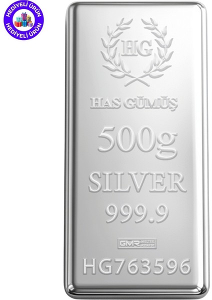 500GR Külçe Gümüş