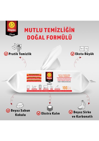 Yüzey Temizleme Havlusu 100 Lü fiyatları