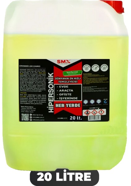 Hipersonik - Dünyanın En Hızlı Temizleyicisi 20 Lt