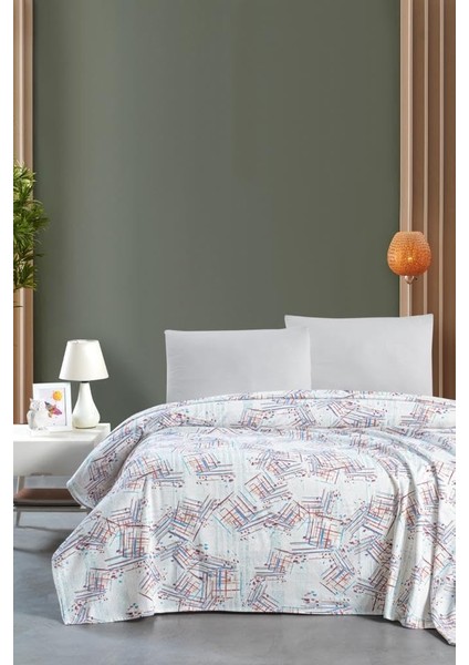 Karla Tek Kişilik Pike Yatak Örtüsü 170 x 230
